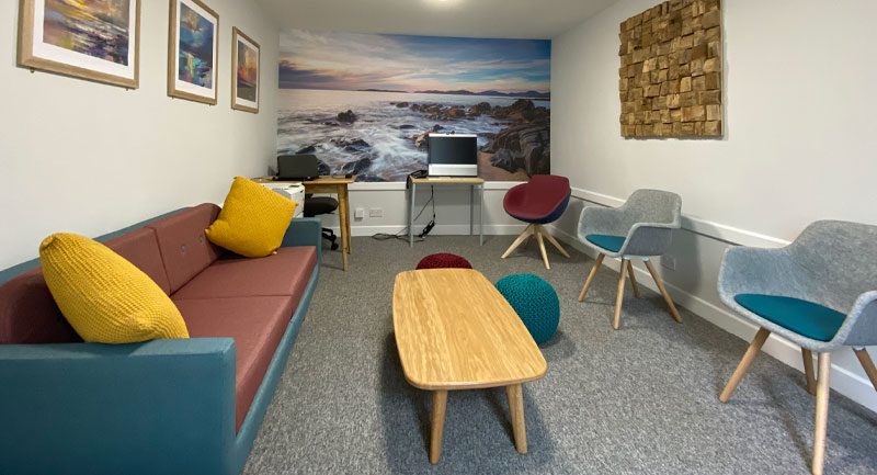 Hearing room in the Thurso Hearing Centre