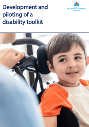 Development and Piloting of a Children’s Disability Toolkit