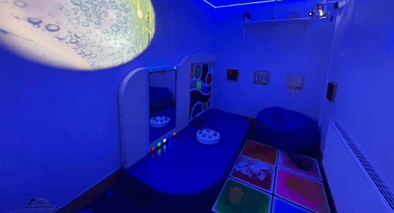 Sensory room at the Kilmarnock Hearing Centre