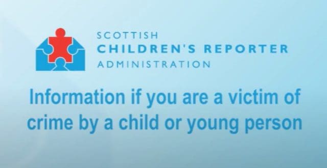 Information if you are a victim of crime by a child or young person – BSL
