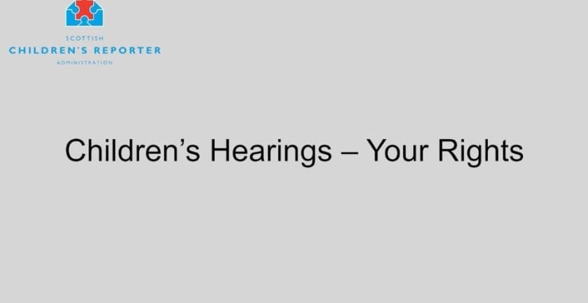 Rights in Children’s Hearings – BSL