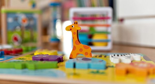 Babies toys in room floor